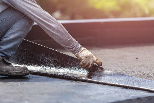Professional Waterproofing technician working in Pleasantville, NY